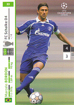Marcelo Bordon Schalke 04 2007/08 Panini Champions League #33